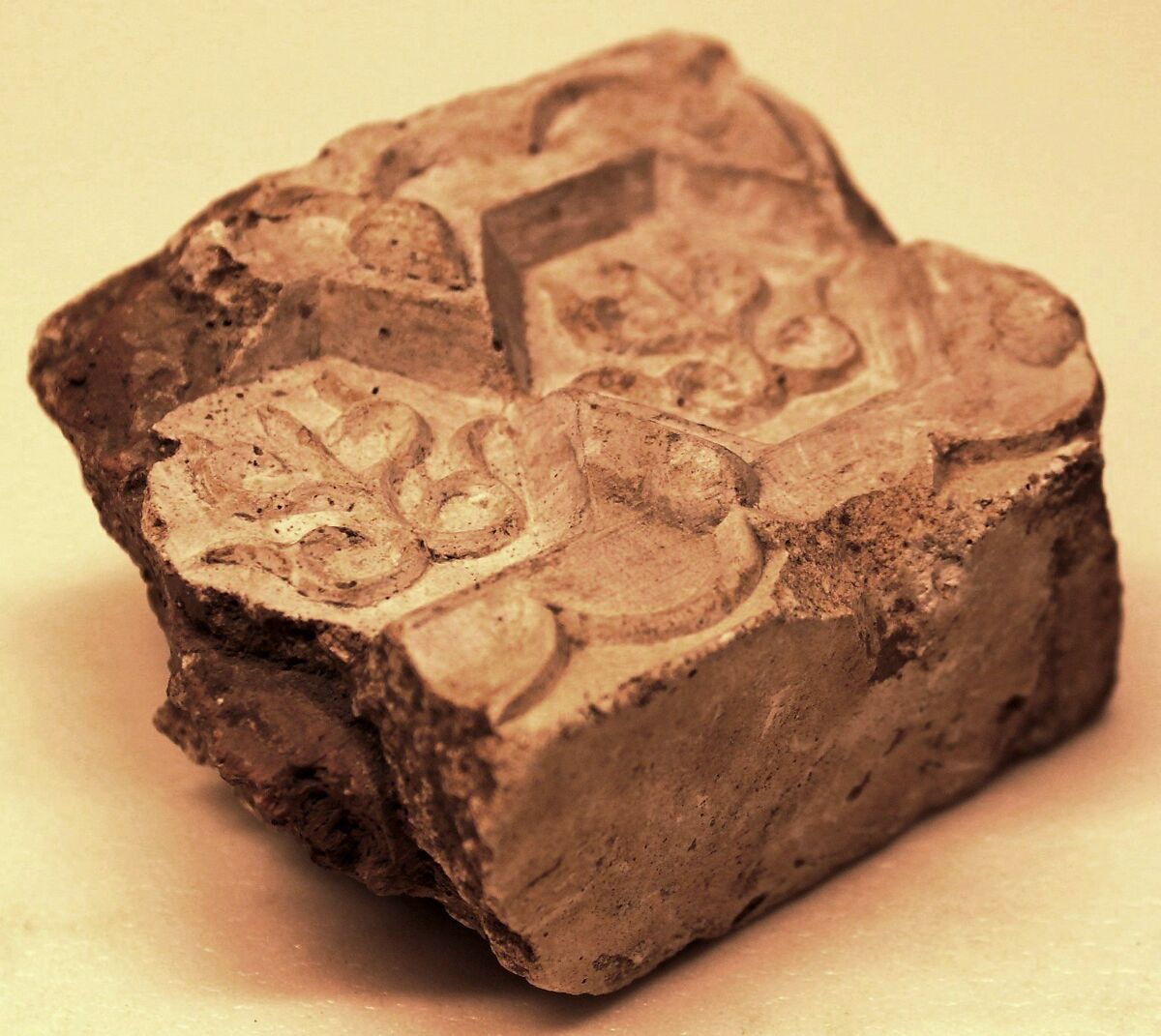 Fragment of a Window, Plaster; molded