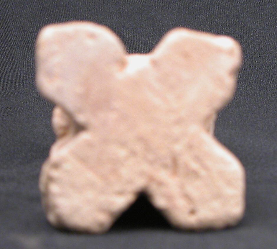 Architectural Ornament, Earthenware; carved and painted