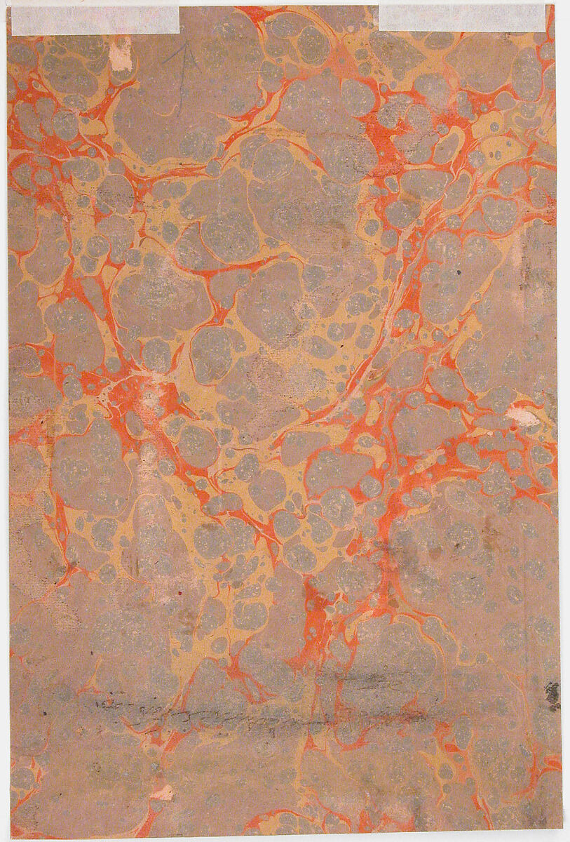 Decorative Drawing, Ink, watercolor, and gold on paper