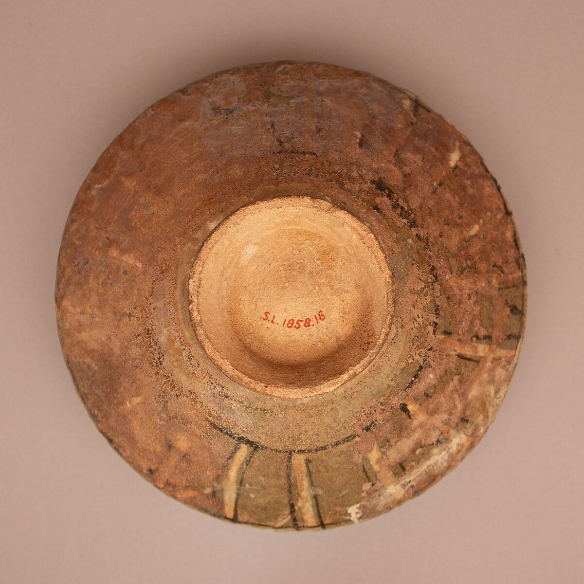 Bowl, Stonepaste; underglaze painted