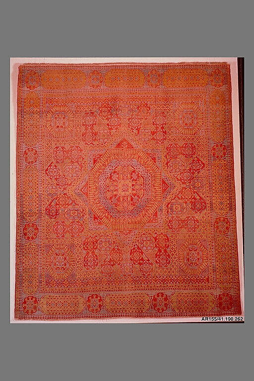 Carpet, Wool (warp, weft and pile); asymmetrically knotted pile