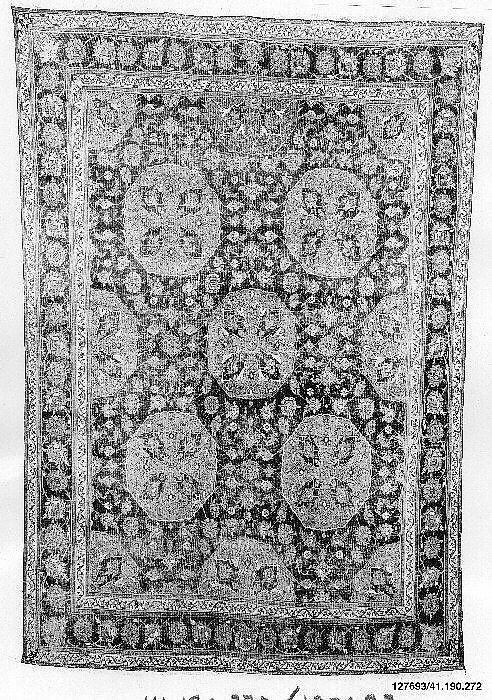 Carpet, Wool (warp, weft and pile); asymmetrically knotted pile