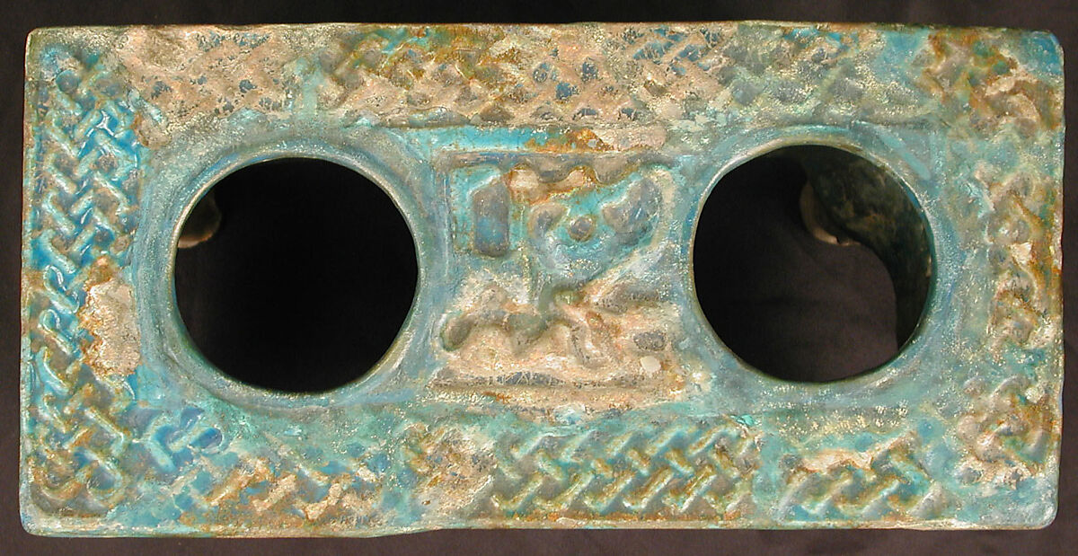 Tabouret, Stonepaste; molded and glazed