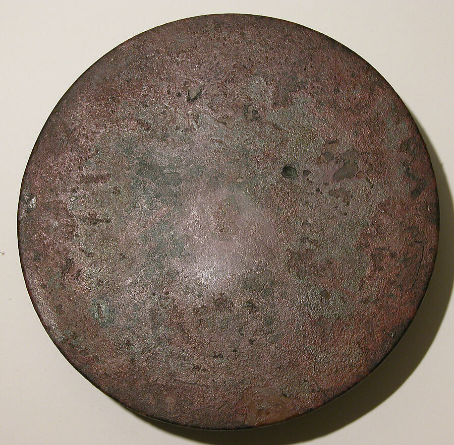 Mirror, Bronze; cast, chased