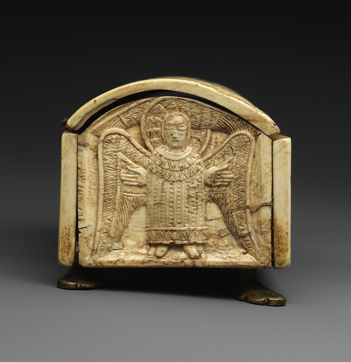 Box, Ivory; carved and incised