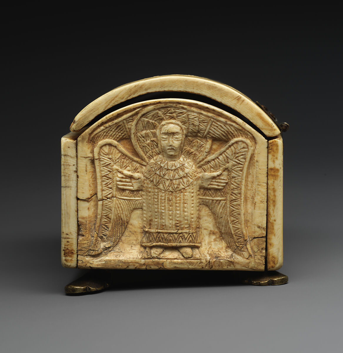 Box, Ivory; carved and incised