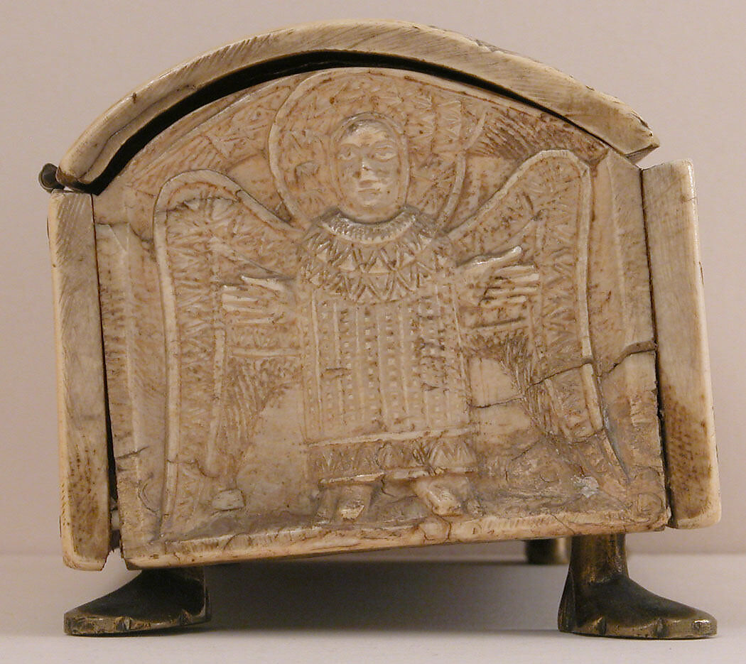 Box, Ivory; carved and incised
