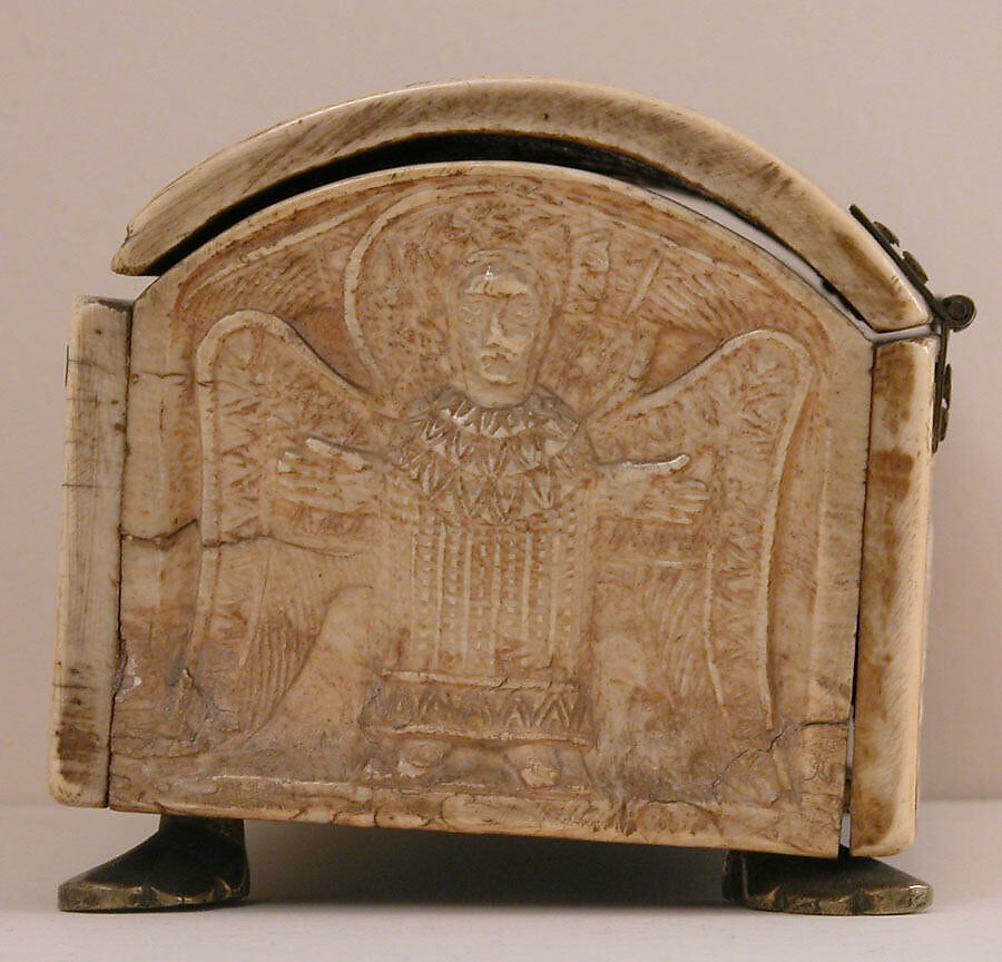 Box, Ivory; carved and incised