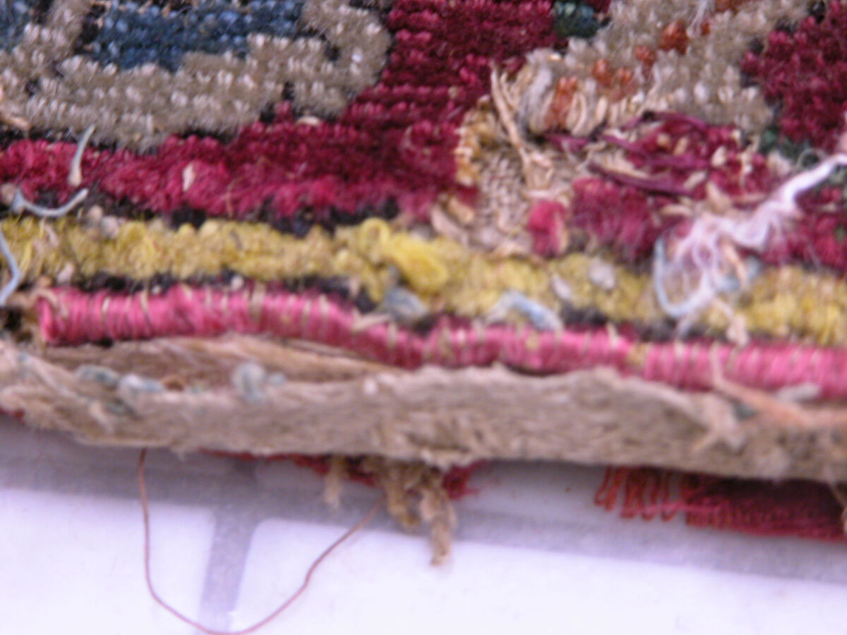 The Emperor's Carpet, Silk (warp and weft), wool (pile); asymmetrically knotted pile