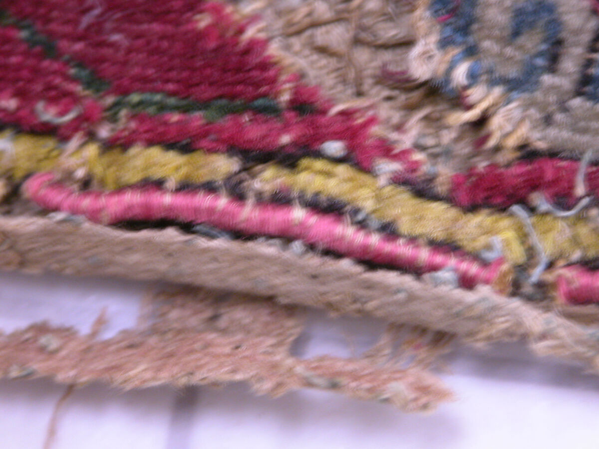 The Emperor's Carpet, Silk (warp and weft), wool (pile); asymmetrically knotted pile