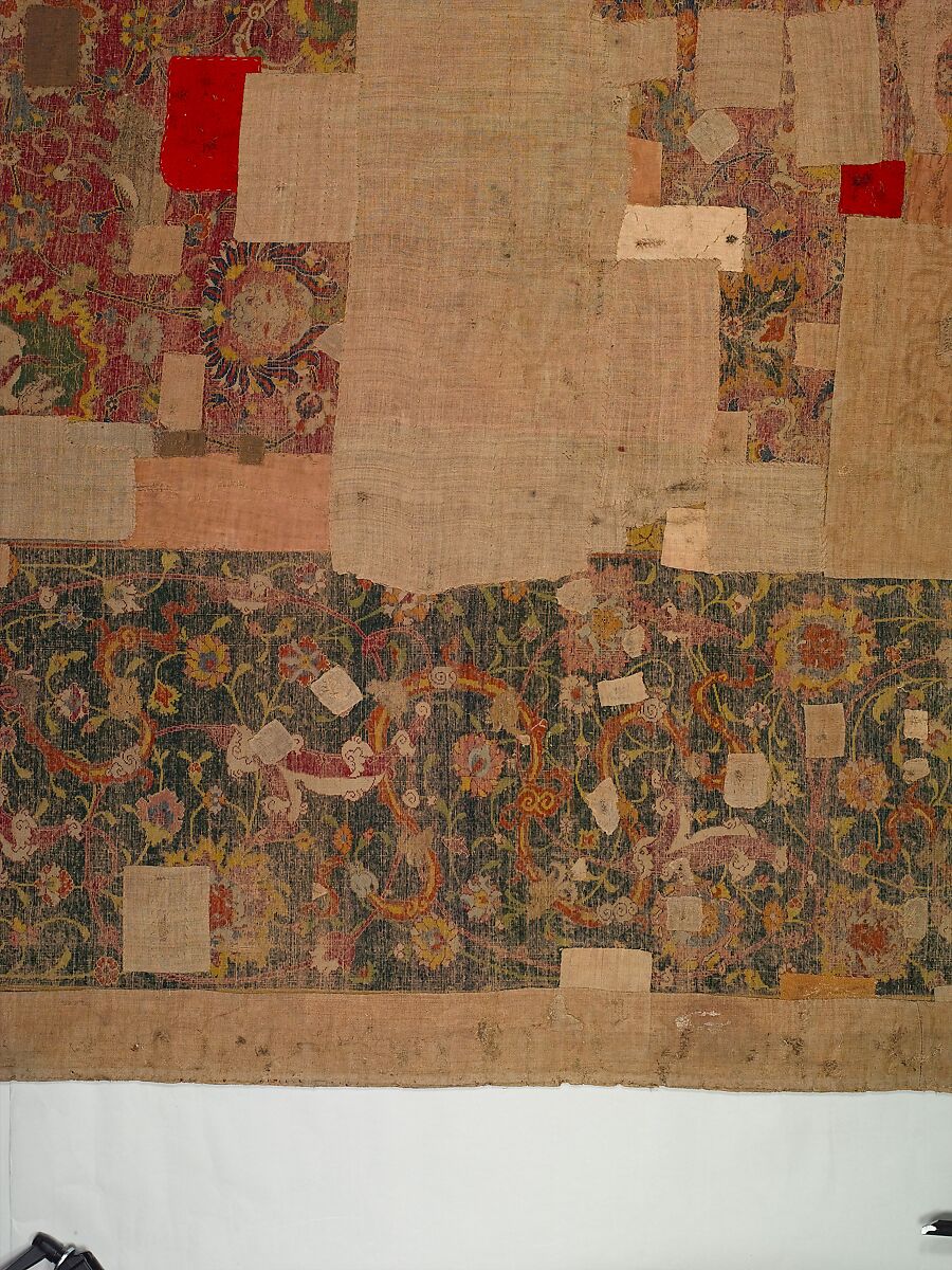 The Emperor's Carpet, Silk (warp and weft), wool (pile); asymmetrically knotted pile