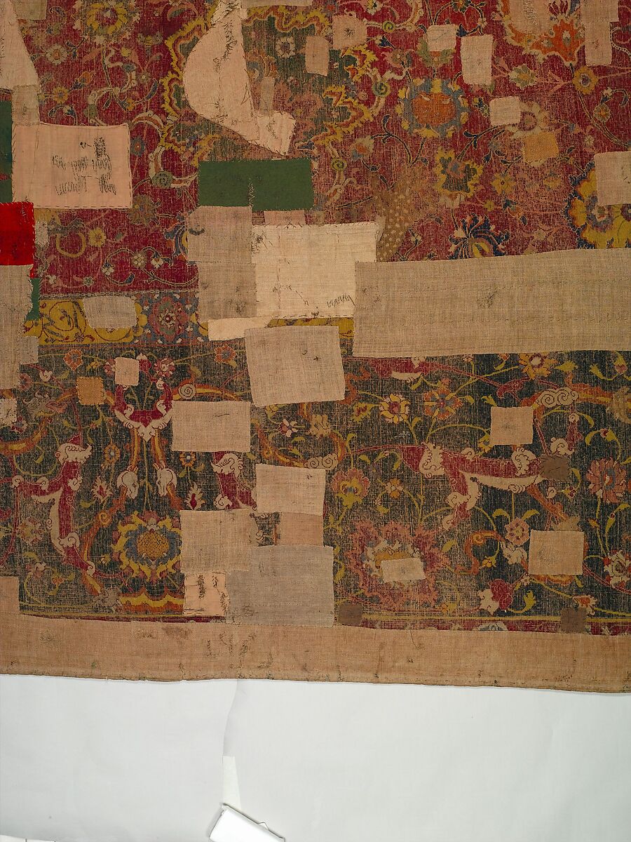 The Emperor's Carpet, Silk (warp and weft), wool (pile); asymmetrically knotted pile