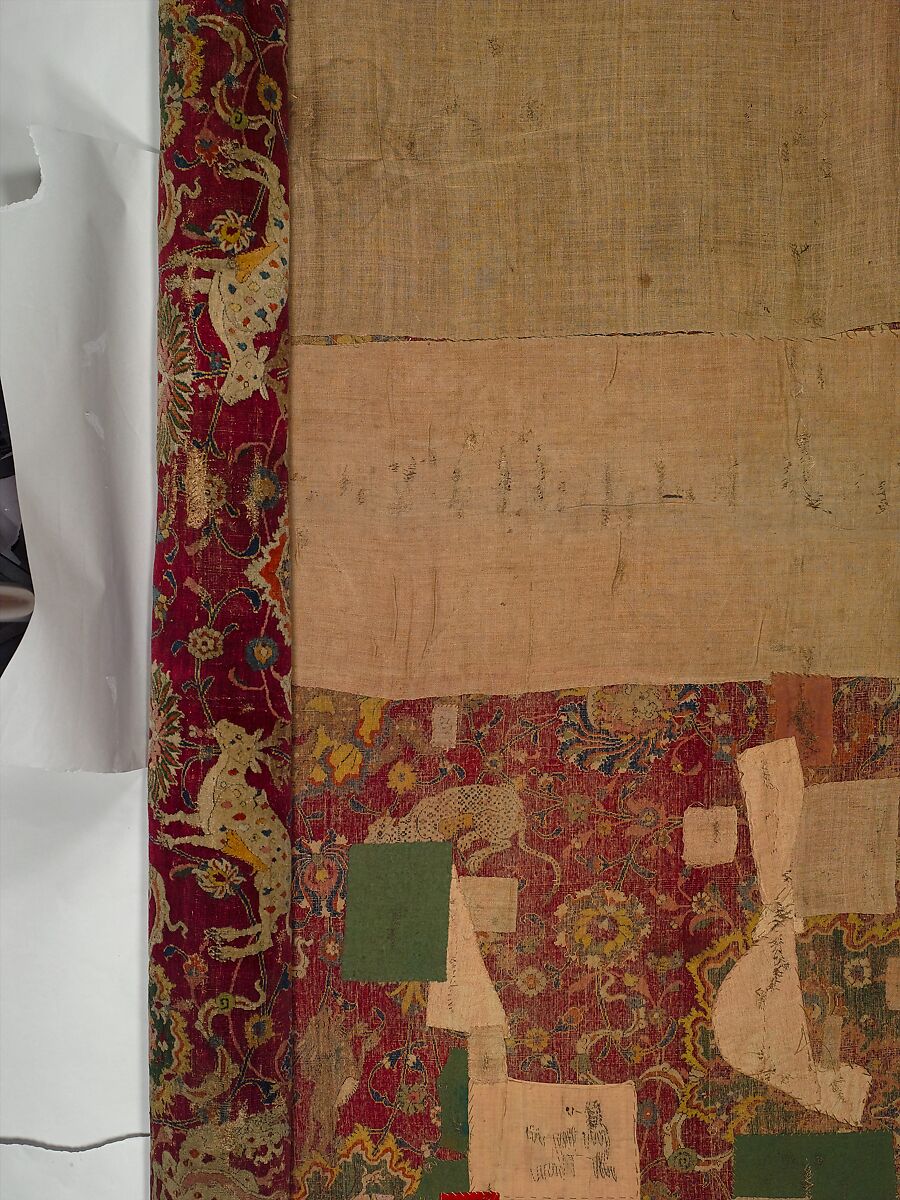 The Emperor's Carpet, Silk (warp and weft), wool (pile); asymmetrically knotted pile