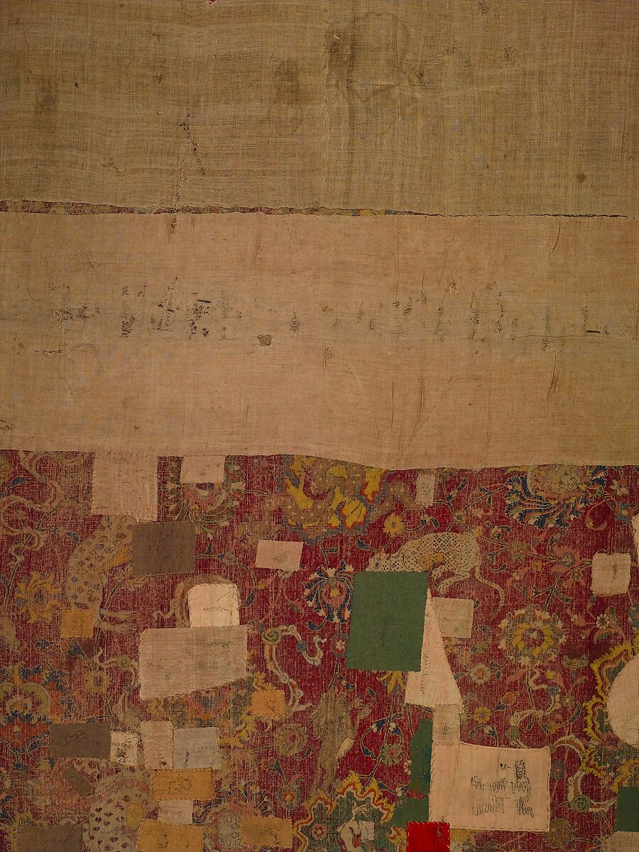 The Emperor's Carpet, Silk (warp and weft), wool (pile); asymmetrically knotted pile