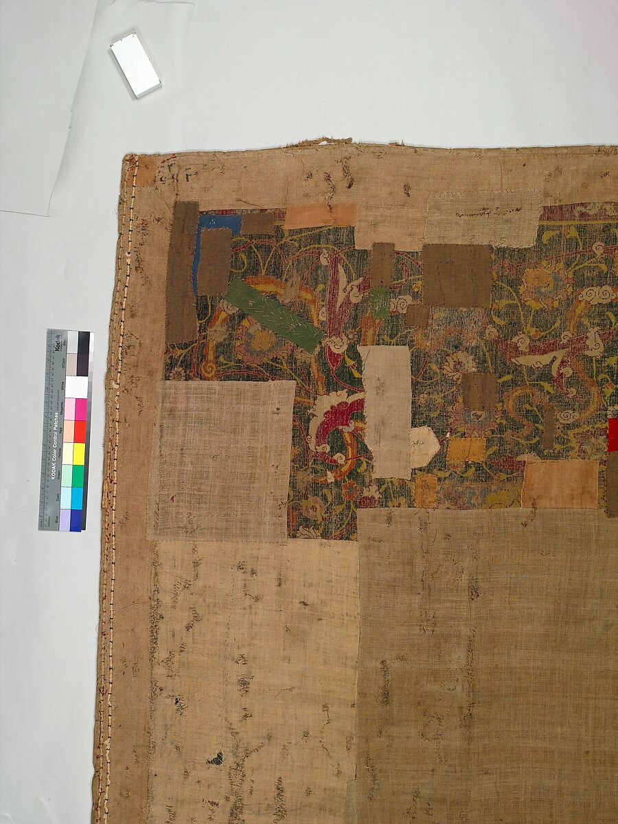 The Emperor's Carpet, Silk (warp and weft), wool (pile); asymmetrically knotted pile