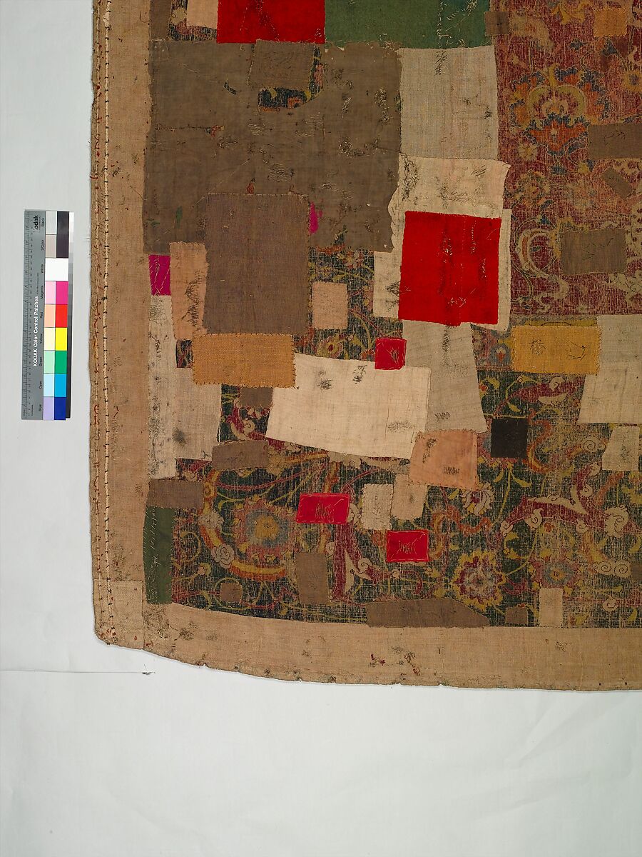 The Emperor's Carpet, Silk (warp and weft), wool (pile); asymmetrically knotted pile