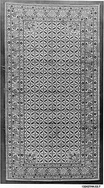 Panel, Silk, metal wrapped thread, brocade 