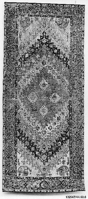 "Portuguese" Carpet with Maritime Scenes, Cotton (warp, weft, and pile); wool (pile); asymmetrically knotted pile