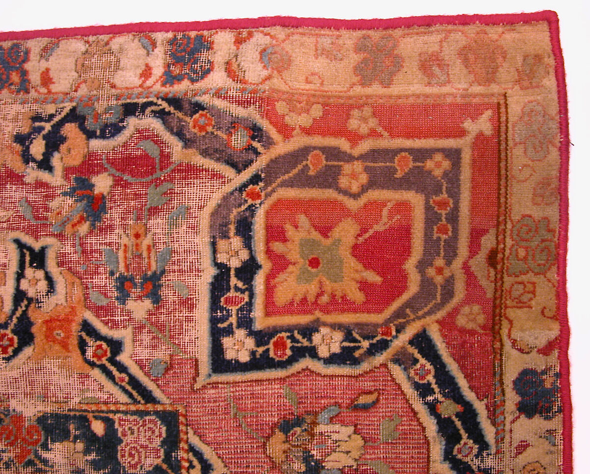 "Portuguese" Carpet with Maritime Scenes, Cotton (warp, weft, and pile); wool (pile); asymmetrically knotted pile