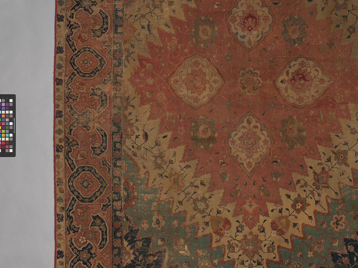 "Portuguese" Carpet with Maritime Scenes, Cotton (warp, weft, and pile); wool (pile); asymmetrically knotted pile