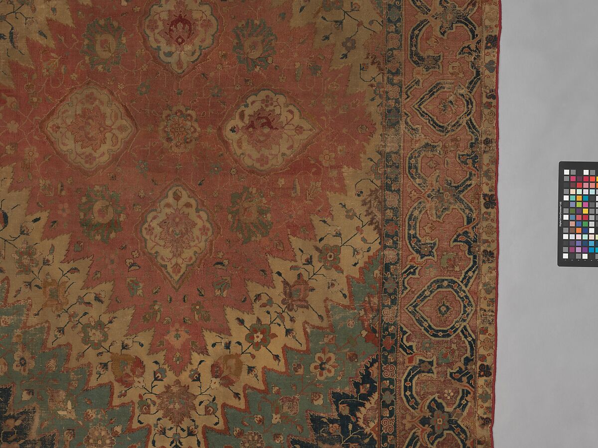 "Portuguese" Carpet with Maritime Scenes, Cotton (warp, weft, and pile); wool (pile); asymmetrically knotted pile