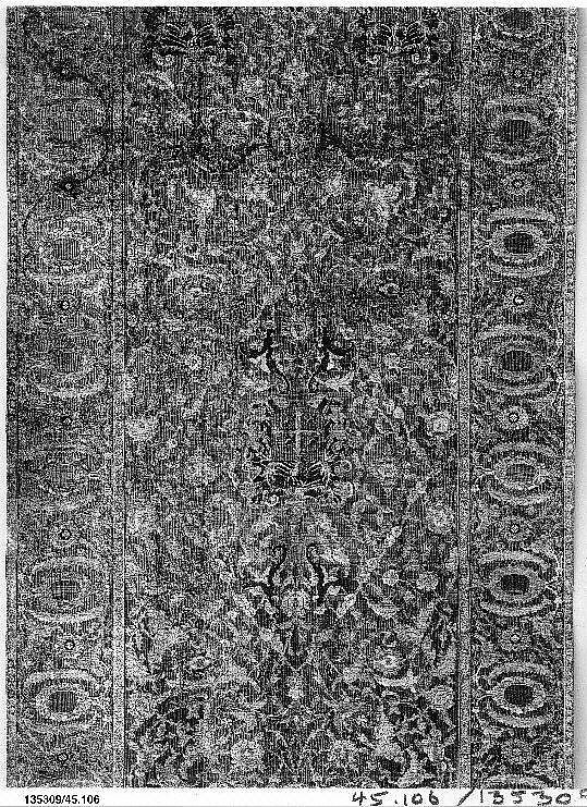 The Czartoryski Carpet, Cotton (warp), silk (weft and pile), metal wrapped thread; asymmetrically knotted pile, brocaded