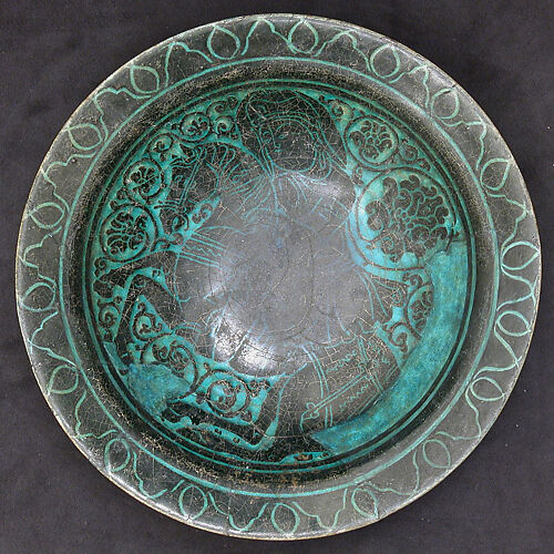 Dish with Horse and Rider