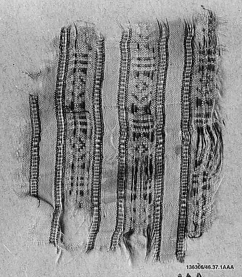 Textile Fragment, Silk; woven 