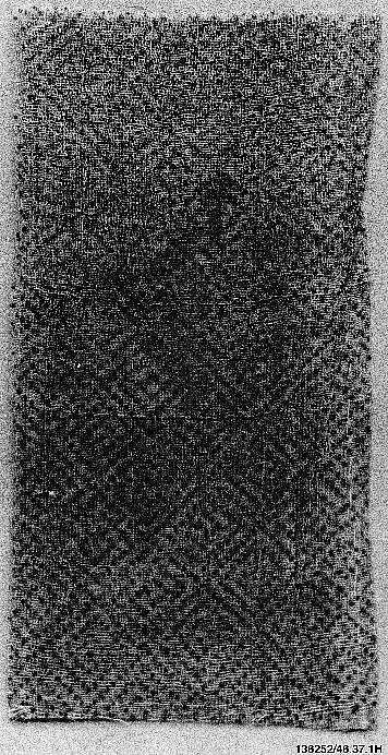 Fragment of Turban Cloth, Cotton; printed 
