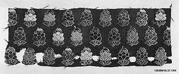 Textile Fragment, Silk; brocaded 