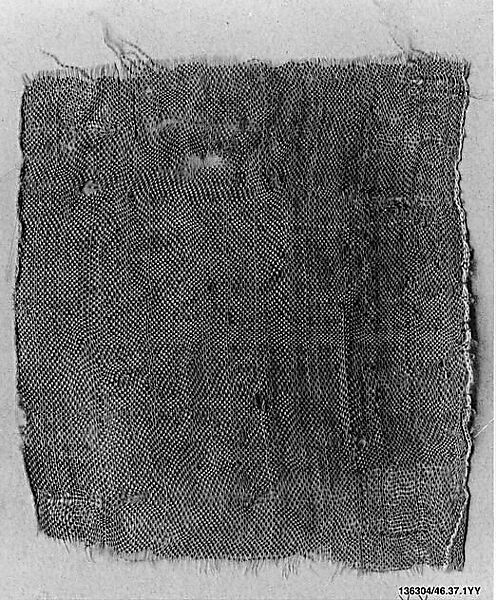 Textile Fragment, Silk; woven 