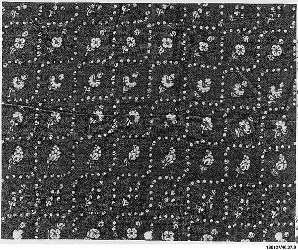 Textile Fragment, Cotton; printed 