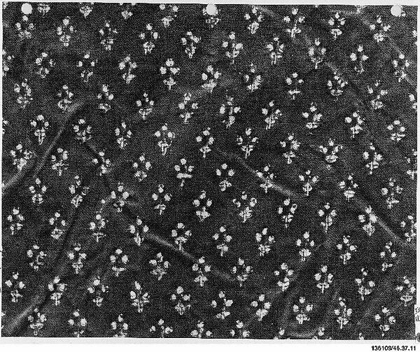 Textile Fragment, Cotton; printed 