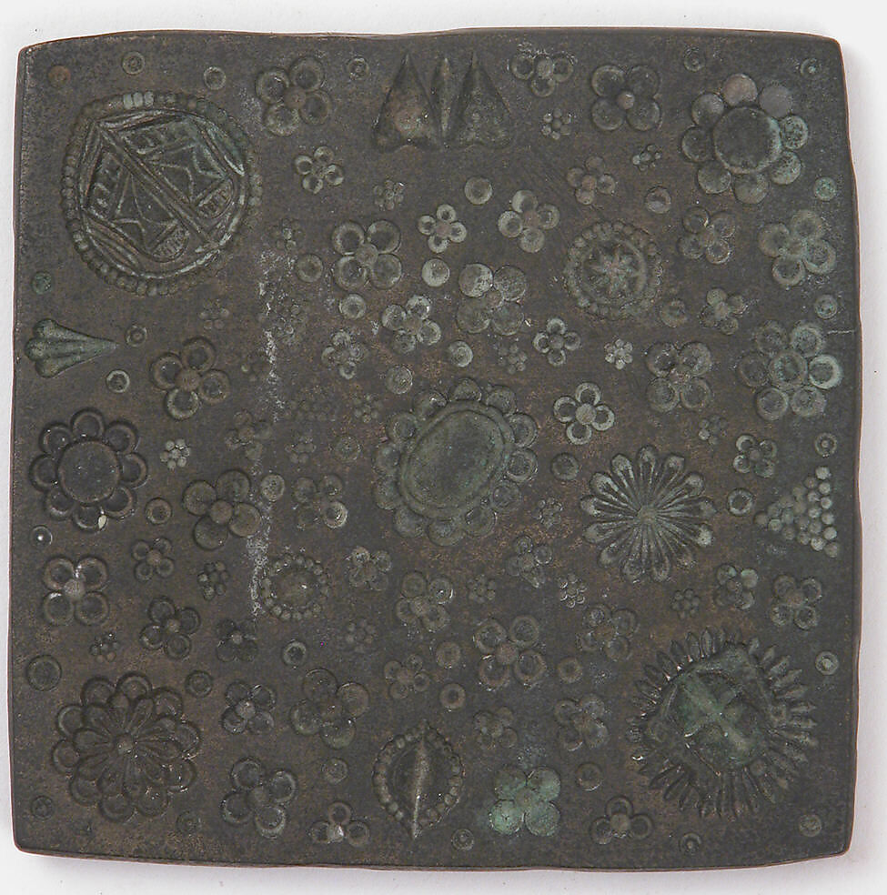 Mold for Making Jewelry (Chhapa), Probably brass