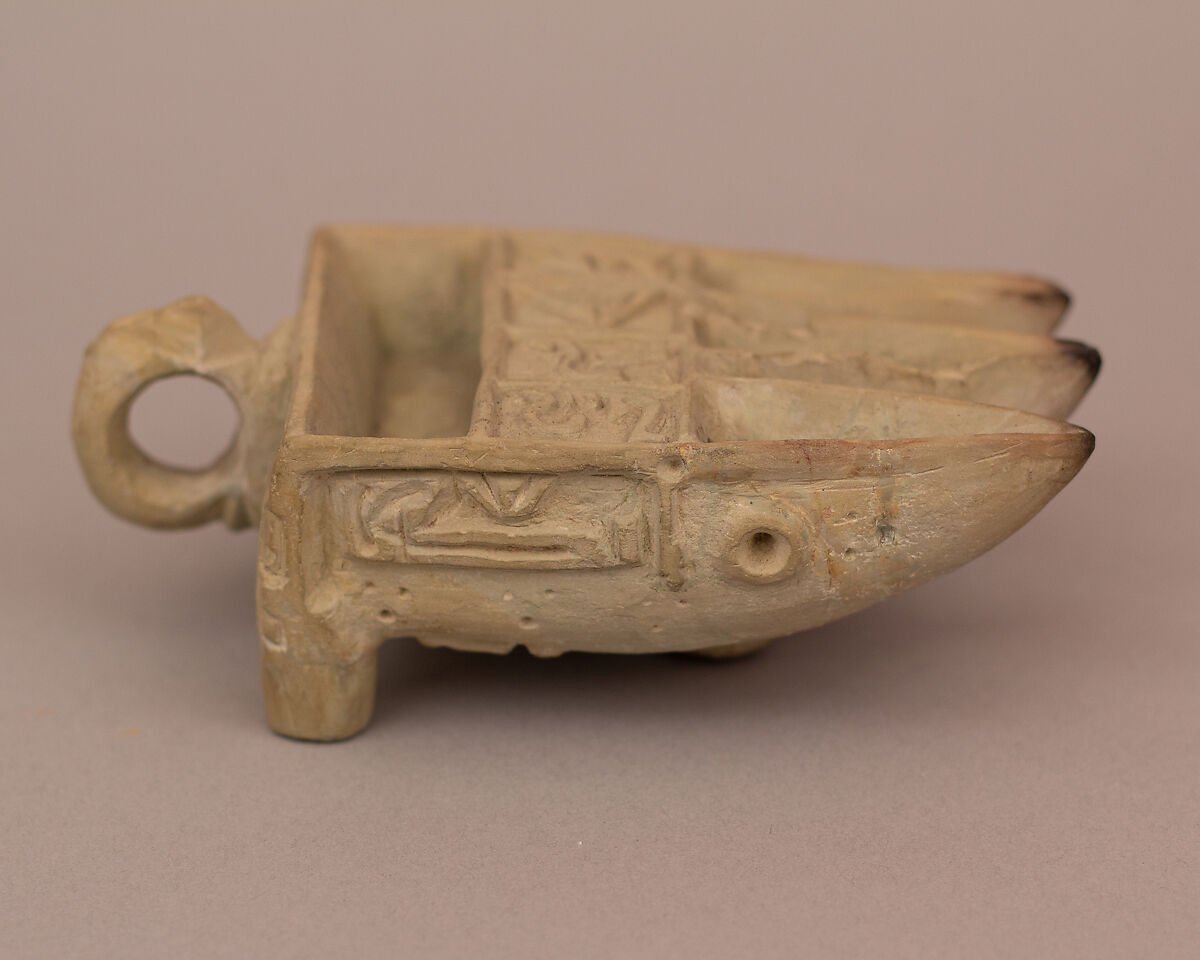 Lamp, Carved stone