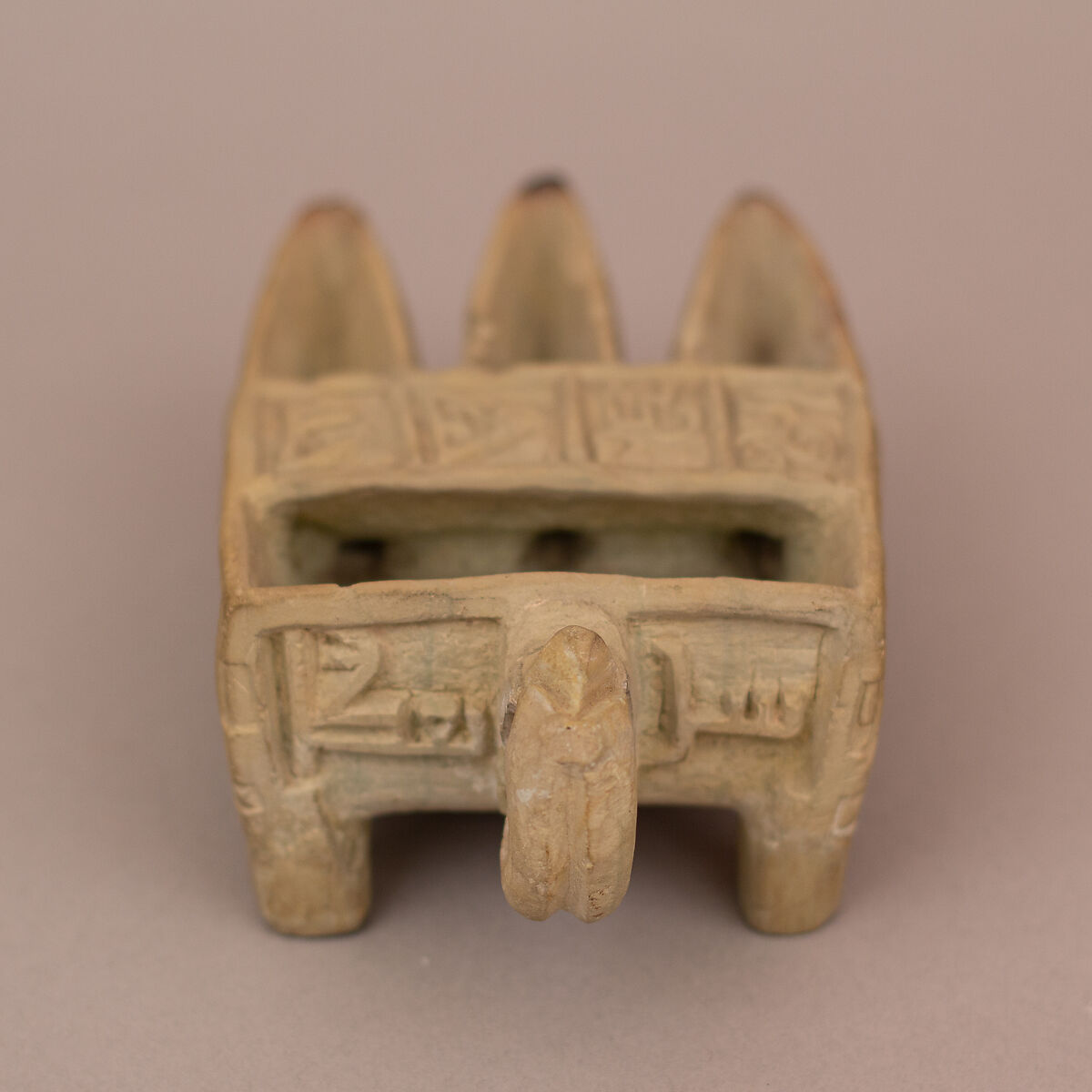 Lamp, Carved stone