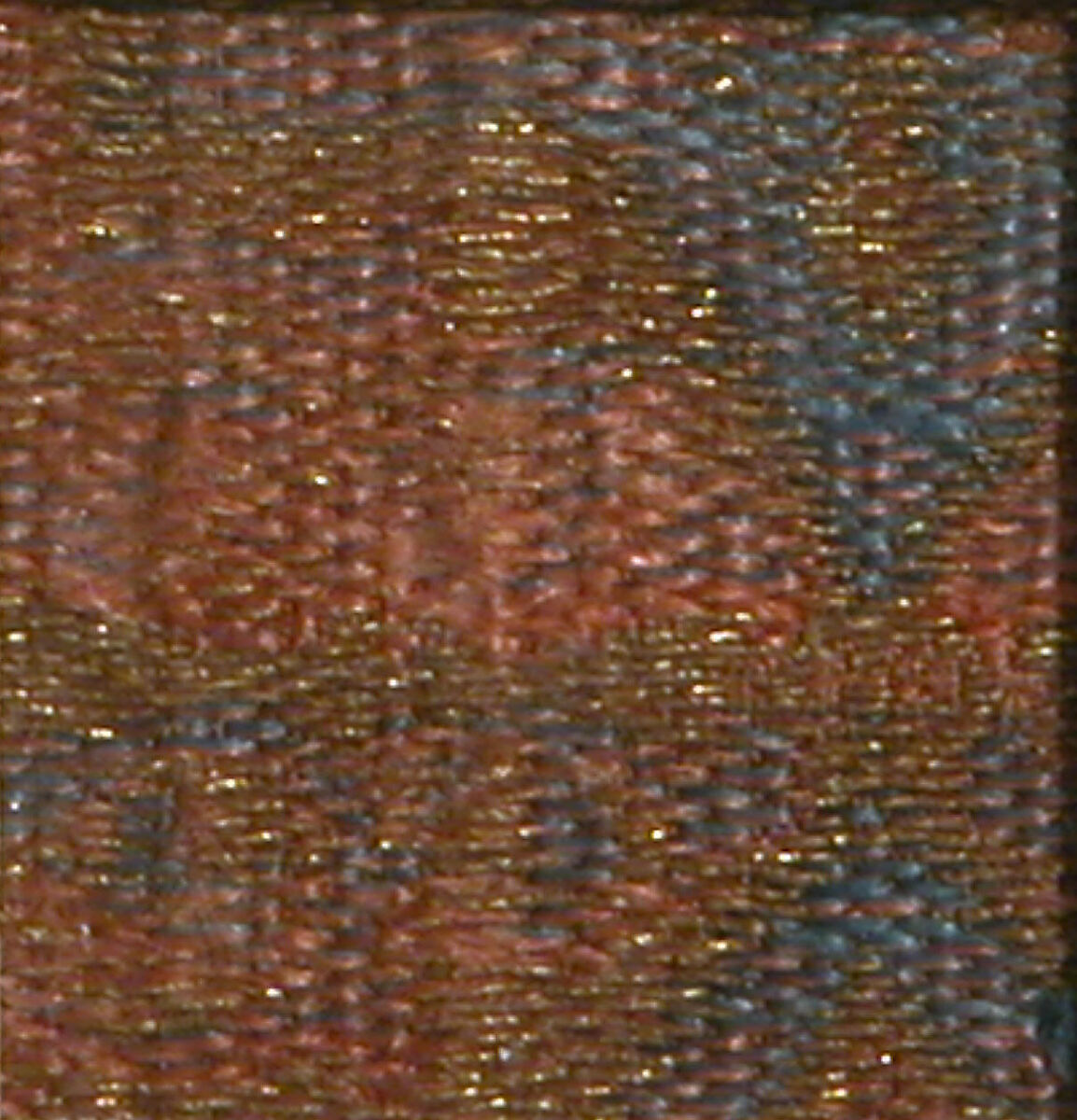 Textile Fragment from the Chasuble of San Valerius, Silk, gilt animal substrate around a silk core; taqueté