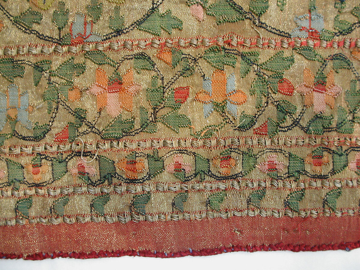 Sari, Silk, cotton, and metal wrapped thread