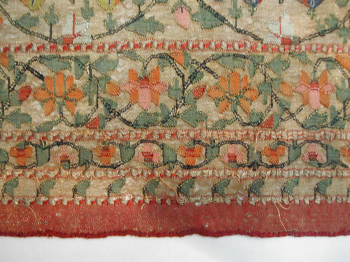 Sari, Silk, cotton, and metal wrapped thread