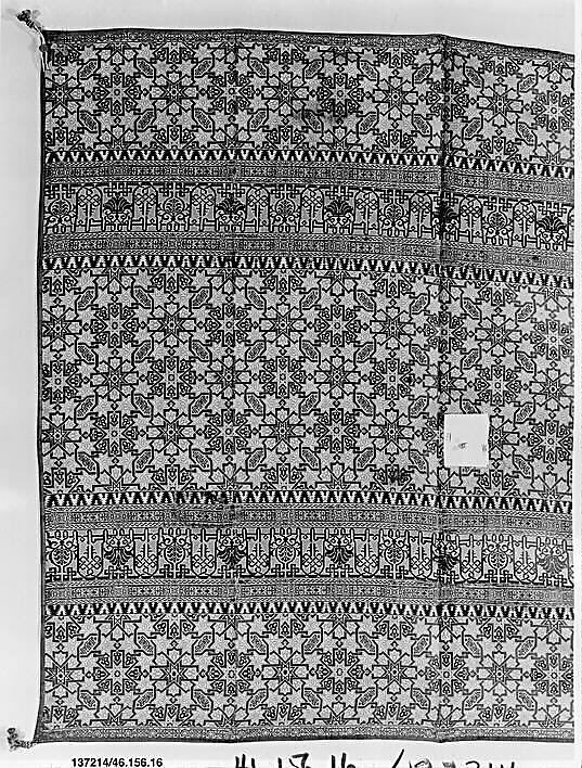 Textile Fragment, Silk; lampas