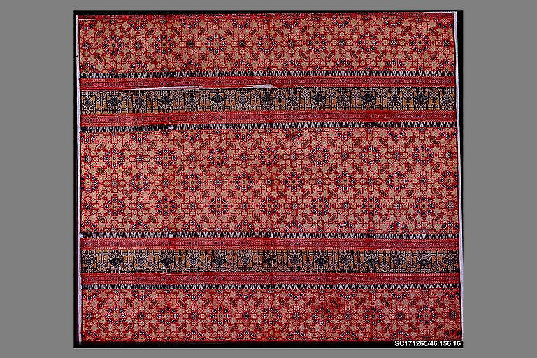 Textile Fragment, Silk; lampas