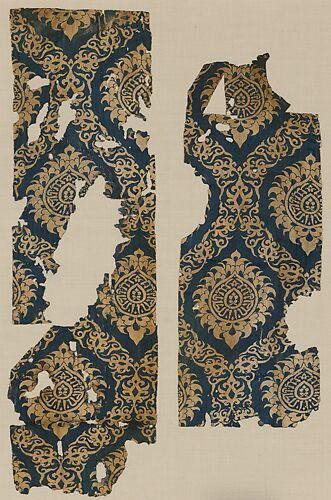 Textile Fragment with Ogival Pattern