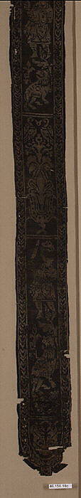 Tunic Bands with Warriors, Silk