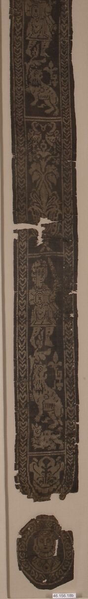 Tunic Bands with Warriors, Silk