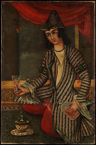 Young Man Holding a Goblet