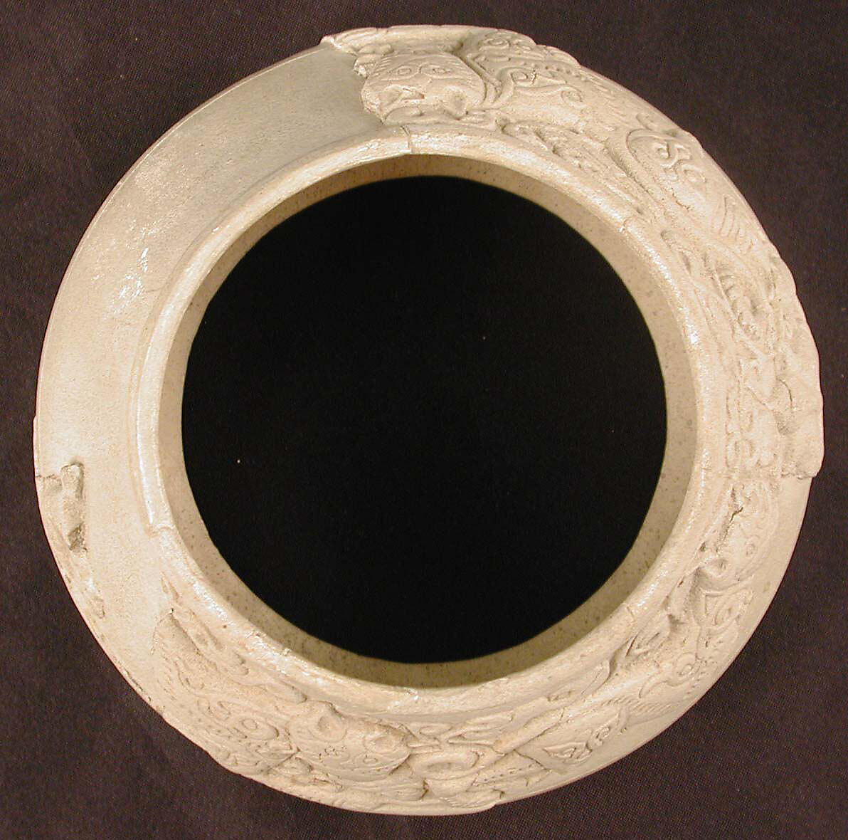 Master Model, Earthenware; gritty white body, unglazed