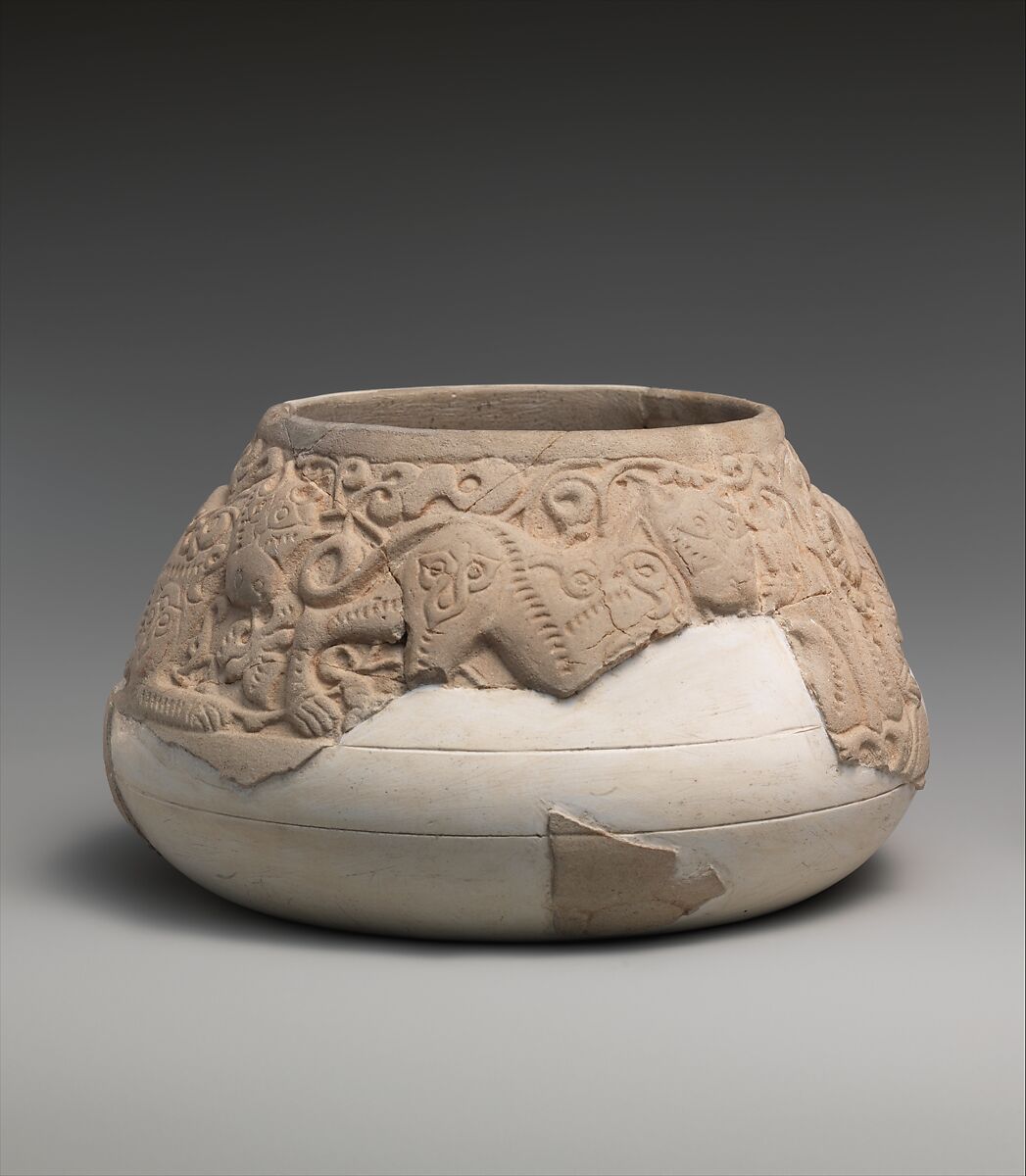 Master Model, Earthenware; gritty white body, unglazed