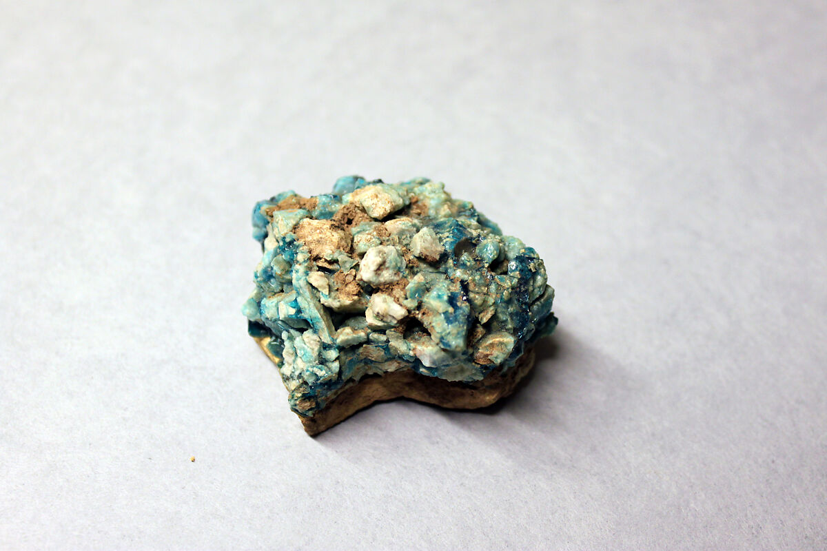 Glaze Clump, Fragments of quartz, traces of copper glaze, liquified, and adhered pieces of earthenware 