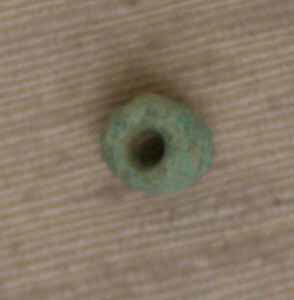 Bead, Earthenware; glazed 