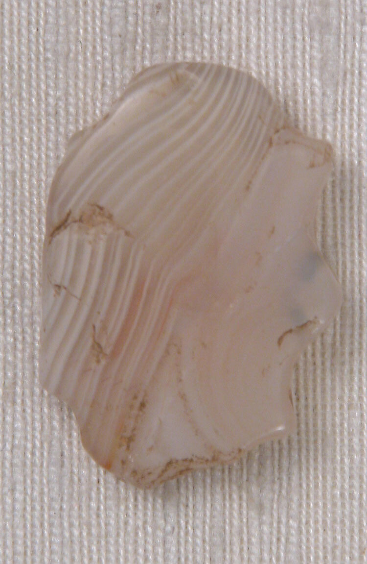 Pendant, Agate; carved 